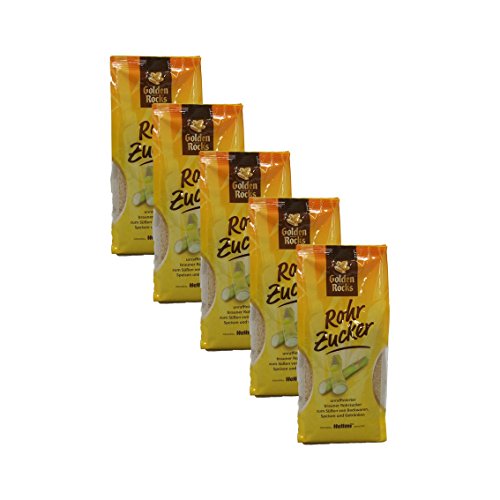 Preisvergleich Produktbild Golden Rocks Rohrzucker, 500g, 5er Pack