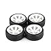 Produktbild Lorenlli Fit AX 4 stücke 64mm Hartplastikfelge Reifen Rad für 1/10 RC Drift Auto Modell Fit HSP HPI Komponente Ersatzteile zubehör