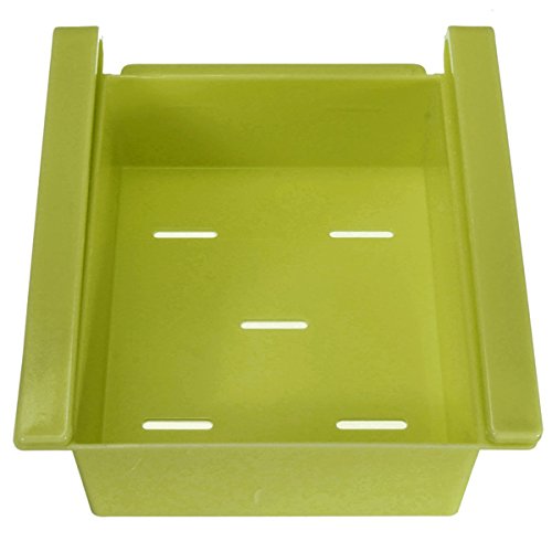 Bluelover Plastic Küche Kühlschrank Kühlschrank Gefrierschrank Storage Rack Shelf Halter Küchenorganisation Grün - 8