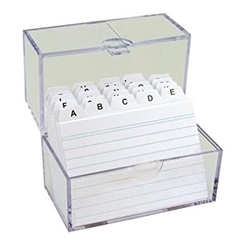 Boîte à Fiches En Bois A7 Avec Couvercle – Dimensions 22x12.6x9 Cm – Inclut 4 Séparateurs Amovibles Et 400 Post-it Colorés