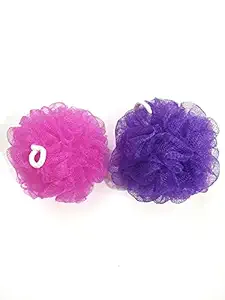 luffah Soft Sponge scrubber Bathing Body Wash Puff luffa for Men Women Baby kids loofah pack of 2