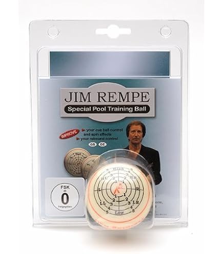 Jeu D'entraînement Aramith Avec Boule Jim Rempe 57,2 Mm | Billard De Précision, Inclut Un Tutoriel En Anglais