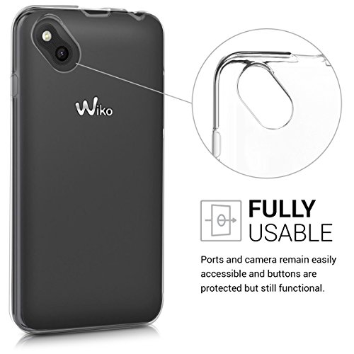 kwmobile Funda para Wiko Sunny - Carcasa Protectora de  TPU  para m  vil - Cover  Trasero  en  Transparente 