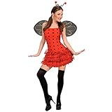 Sexy Kostüm Marienkäfer Damenkostüm Fasching Karneval Damen Käferkostüm Käfer Kostüme Gr M 38/40