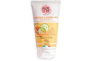 Pulpe de Vie - Après-Shampooing Démêlant BIO Chapeau Melon 150 ml - Anti-gaspi ! Melon - Soin Cheveux Abîmés - Hydrate et Répare - 100% Naturel - Soin 2-en-1