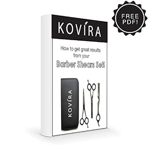 Kovira 3pc Professional Hair Cutting Scissor Set - 6.5 Inch/16.5cm Overall Length - Razor Sharp Hairdressing Scissors… - Image 7