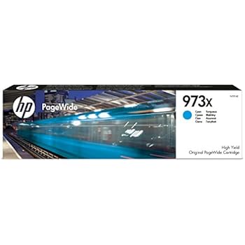 HP F6T81AE 973X High Yield Original PageWide Cartridge, Cyan, Pack of 1 ...