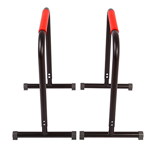 SportPlus Fitness Rack Pro, Höhe 70 cm, für Dips, Beinlifts, Liegestütze und mehr, Benutzergewicht bis 120 kg, Sicherheit geprüft nach EN ISO 20957-1, EN 957 - 2