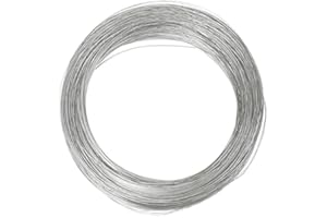 VIGAN 1 cable de acero inoxidable de 10 m de alambre duro de alambre de resorte de 0,3 a 3 mm de alambre de acero de resorte (0,4 mm)