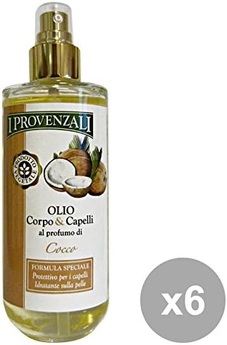 I PROVENZALI Set Kit 6 Oil Coconut Body Hair 200 Ml. Bodycare