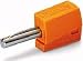 Produktbild Wago Bananenstecker, orange, Durchmesser 4 mm