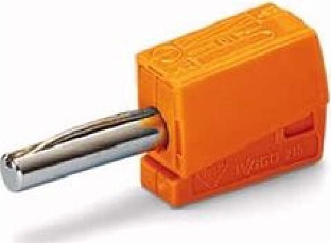 Preisvergleich Produktbild Wago Bananenstecker, orange, Durchmesser 4 mm