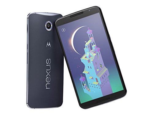 Motorola Nexus 6 Smartphone, Display 6 Pollici Quad-HD, Processore 2,7 GHz Quad-Core Snapdragon 805, Memoria 32GB, Android 5.0 Lollipop, Blu [Francia]
