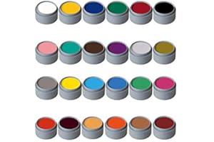 CREATIV&PARTY-DISCOUNT Grimas Water Make-up, 24 x 2,5 ml Palette (A+B)