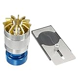 Uhren-oeffner - SODIAL(R)Glasabheber Glasdeckel Glas Uhren-oeffner Uhrenglaeser entfernen Plattform fuer Glaeser Blau