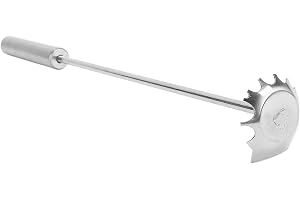 OVAQUIXI BBQ Grill Rengöringsskrapa, Rostfritt Stål Grillskrapa med Långa Handtag med Enkel Rengöringsdesign för Hemmacamping Picknick Grill