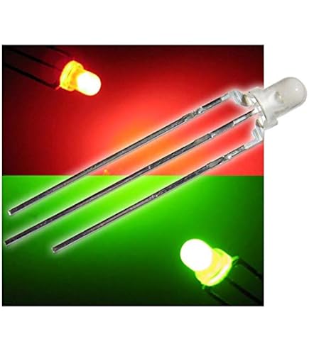 5 Stück LED Zweifarbig 3mm Rot/grün – 2-polig,  Produktbild-Vorschau 6