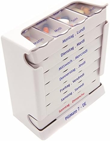 PillMate Weekly Dispenser with Pull-Out Boxes - Pack of 7