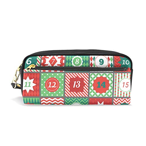 Preisvergleich Produktbild Federmäppchen, große Kapazität, für Stifte, Geldbörse, Weihnachten, Kalender, wasserdicht, Make-up-Tasche für Studenten oder Frauen