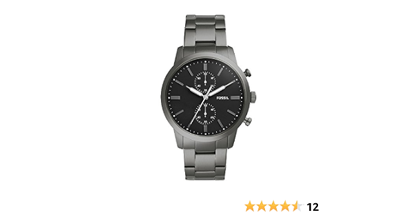 Buy Fossil Analog Black Dial Men's 