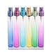 6 Pcs 10ml Mini Gradient Color Refillable Bottle Empty Travel Perfume Glass Atomizer Pump Sprayer Bottle Set