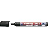 Edding 363 white blackboard pen - black - 1 pen - with 1-5 mm cut tip - refillable