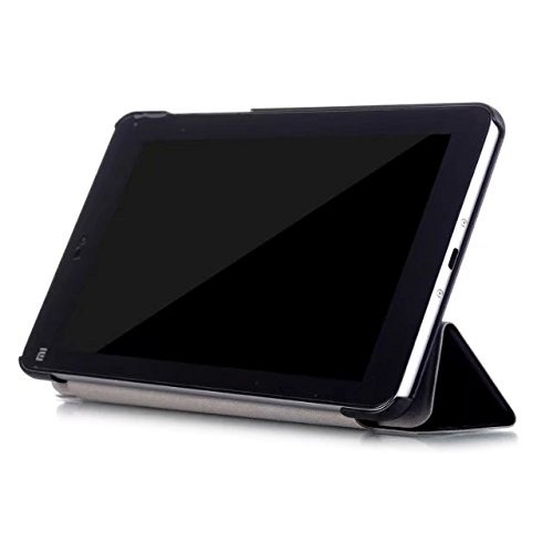 AVIDET Ultra Slim Xiaomi Mi Pad 3 Hülle Case Superleicht Ständer Smart Shell Cover Schutzhülle Etui Tasche für Xiaomi Mi Pad 3 Tablet-PC (Schwarz) - 2