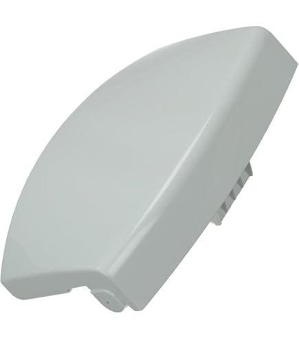 Vhbw Maniglia Ricambio Per Asciugatrice Constructa | Bianca, Curva, 24 Cm, Sostituisce 00497523, Per Modelli CWA4V100IL, CWK4E100, Ecc.