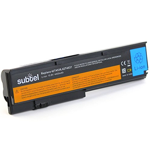 subtel® Akku für Lenovo ThinkPad X201 ThinkPad X200 ThinkPad X200s ThinkPad X201s ThinkPad X201i ThinkPad X200si – 4400mAh Ersatzakku 42T45[..] 42T46[..] 42T48[..] 43R925[..] Battery 47 - 2