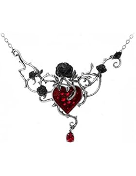 Alchemy Gothic Bett Von Blut Rosen Halskette