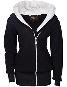 DAMEN HOODIE KAPUZENPULLOVER MANTEL KAPUZE SWEATER JACKE PULLI HOODY S M L XL