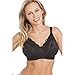 Camille Womens Royce Jasmine Firm Support Ladies Breastfeeding Nursing Black Bra 32F-40L 32H