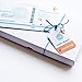 Produktbild Geschenkset mit Schachtel, Boarding Pass Flugticket BLUE SKY, personalisierte Hochzeitskarte/Glückwunschkarte (mit Namen und Datum) als Geldgeschenke für Flitterwochen/Hochzeitsreise