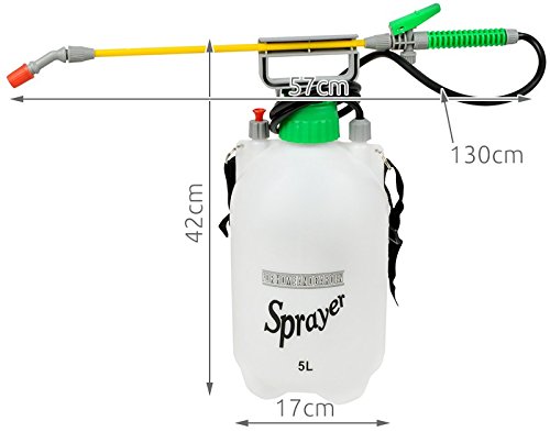 Drucksprüher Gartenspritze Pumpsprüher Pflanzensprüher Sprühgerät 5l #2196 - 8
