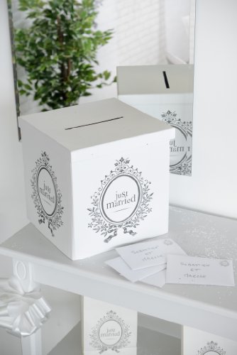 Just Married Hochzeit Geschenkebox Umschlagbox Kiste - 3