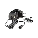 netzteil 12v 1 5a stabilisiert Mit den 4 DC und 2 Klinken Adaptersteckern und durch den Drehschalter mit 7 wählbaren Voltzahlen von 3V / 4,5V / 5V / 6V / 7,5V / 9V / 12V trägt dieses Netzteil den Namen universal zurecht