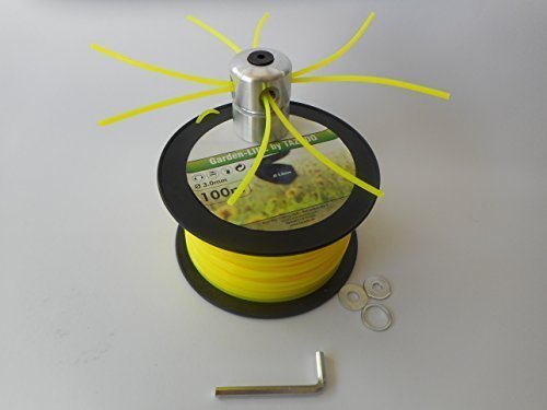 Alu Fadenkopf Mähkopf Motorsense Freischneider + 100m Mähfaden 3mm