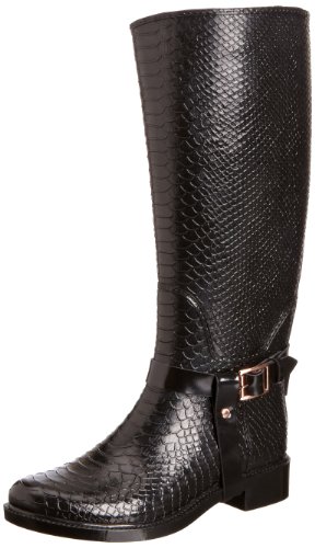 Ted Baker Womens Fesa Wellington Boots 9-12478 Black 8 UK, 41 EU