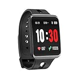 Tianya GT98 Smart Watch Sport Fitness Aktivität Herzfrequenz Tracker Blutdruck Kalorien Sport Uhr Aktivitätstracker Smart Watch Fitness Uhr Schrittzähler Uhr für Herren Damen