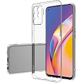 Spia Oppo Reno 5 Lite ile uyumlu Kılıf Şeffaf Premier Silikon Orijinal Esnek İnce Geliştirilmiş Dayanıklı Darbe Karşıtı Koruy