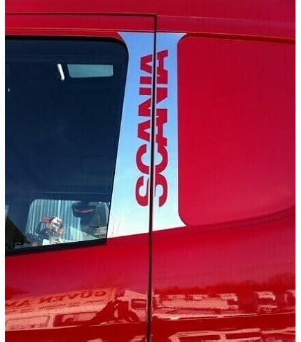 Moldura Cromada Para Ventanas De Scania S/R Series 2017+ - Acero Inoxidable 304, 2 Piezas, Con Cinta 3M