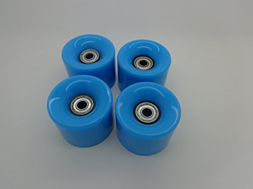 BN Retro Mini Cruiser Skateboard's Wheels Free Bearings Various Colours (BLUE)