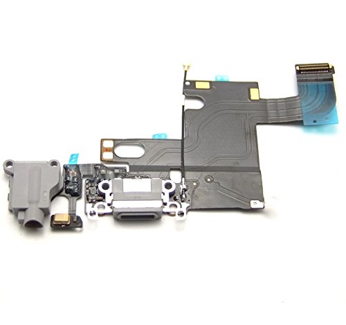 Goliton puerto de carga del conector de cable de la flexi n reparaci n de piezas de repuesto para el iPhone 6 4 7 - gris oscuro Goliton puerto de carga del conector de cable de la flexi n reparaci n de piezas de repuesto para el iPhone 6 4 7 - gris oscuro