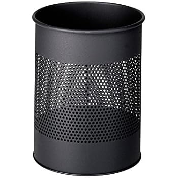 Cestino Metallo Per Ufficio - Pattumiera Rete Argento Ø26 Cm, 12 Litri Per Casa E Ufficio - Foto 3