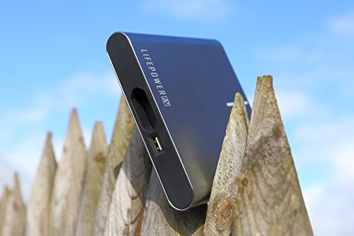 LifePower A2, Powerbank 25.600 mAh mit Steckdose, silber - 3