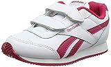  Reebok Royal Cljog 2 2V, Zapatillas de Deporte para Niñas, (White/Rugged Rose 000), 28 EU