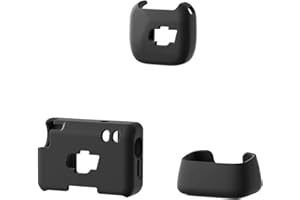 BeisDirect Funda protectora de silicona para DJI Mic Mini, funda protectora para micrófono inalámbrico para DJI Mic Mini, transmisor/receptor/funda de carga, 1tx+1 Rx Set Negro, Funda de silicona