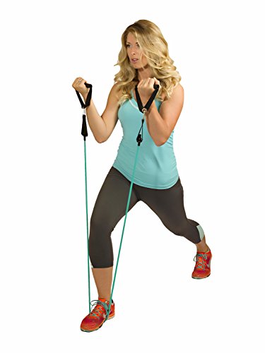 Resistance Bands Set with Door Anchor, Ankle Strap, Exercise Guide, and Carying Case (Pro Series) - 6