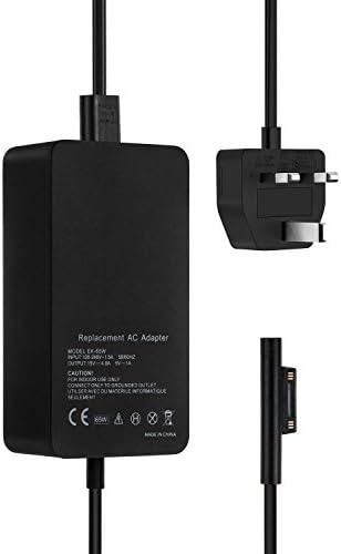 Runpower 65W 15V 4A Surface Book AC Adapter Charger fit for Microsoft Model 1706 Tablet Power Supply