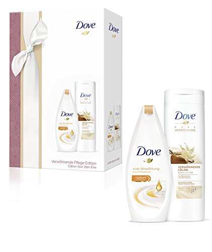 Dove Geschenkset Verwöhnende Pflege: Cremedusche & Body Lotion, 1er Pack (1 x 2.853 kg)